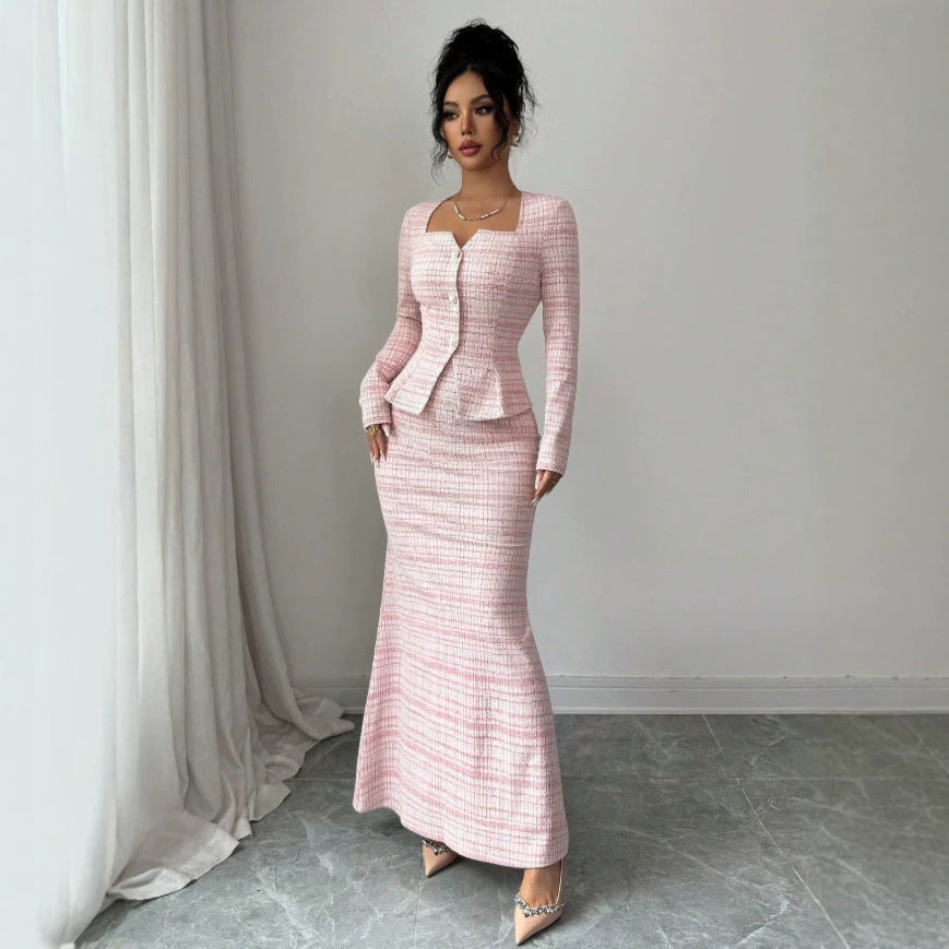 Petite Blazer Dress Set
