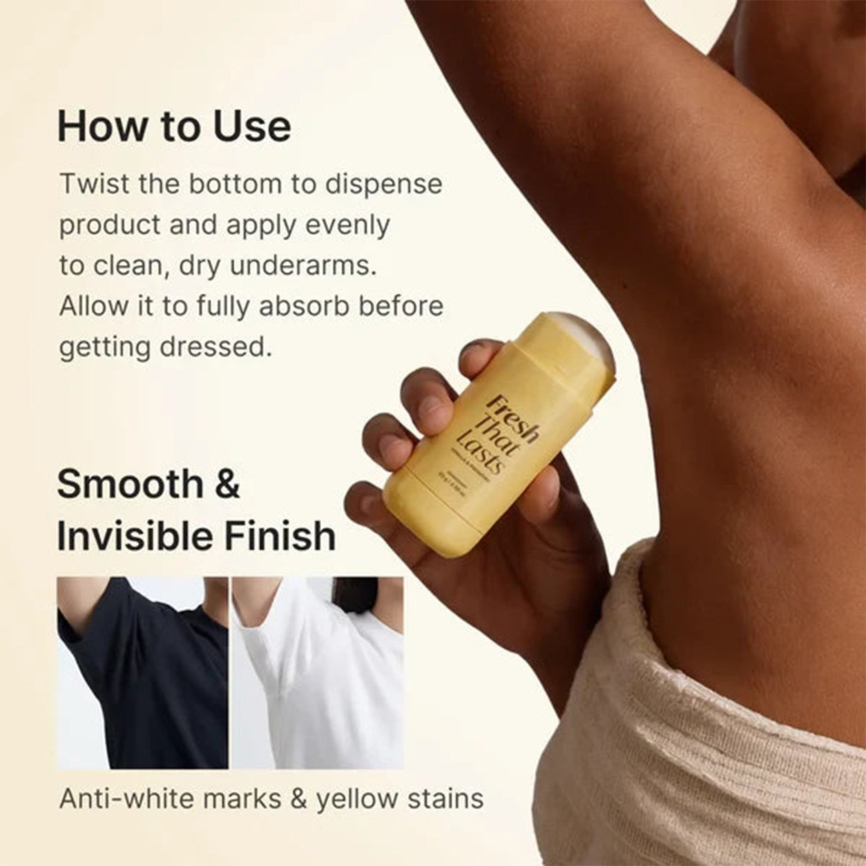 Up to 70% OFF Welather Vanilla Pistachio Deodorant For Odor & Yellow-Stain Worries