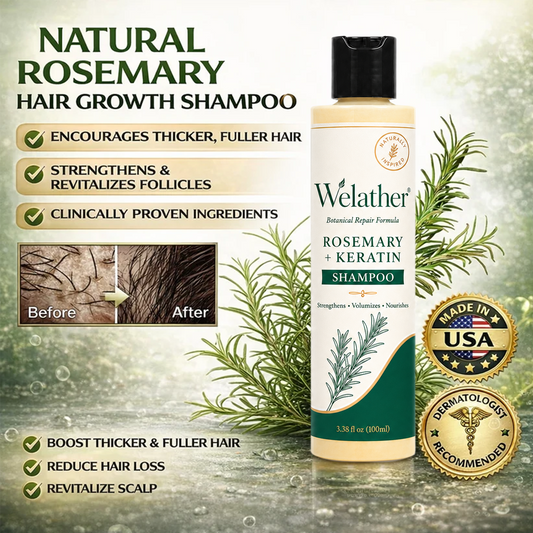 🔥LAST DAY 50% OFF - Welather® Organic Rosemary Hair Growth Shampoo